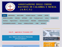 Tablet Screenshot of abcs-chiesebattiste.net